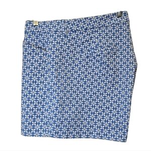 Old Navy High-Rise Pixie Blue Print Shorts Size 20